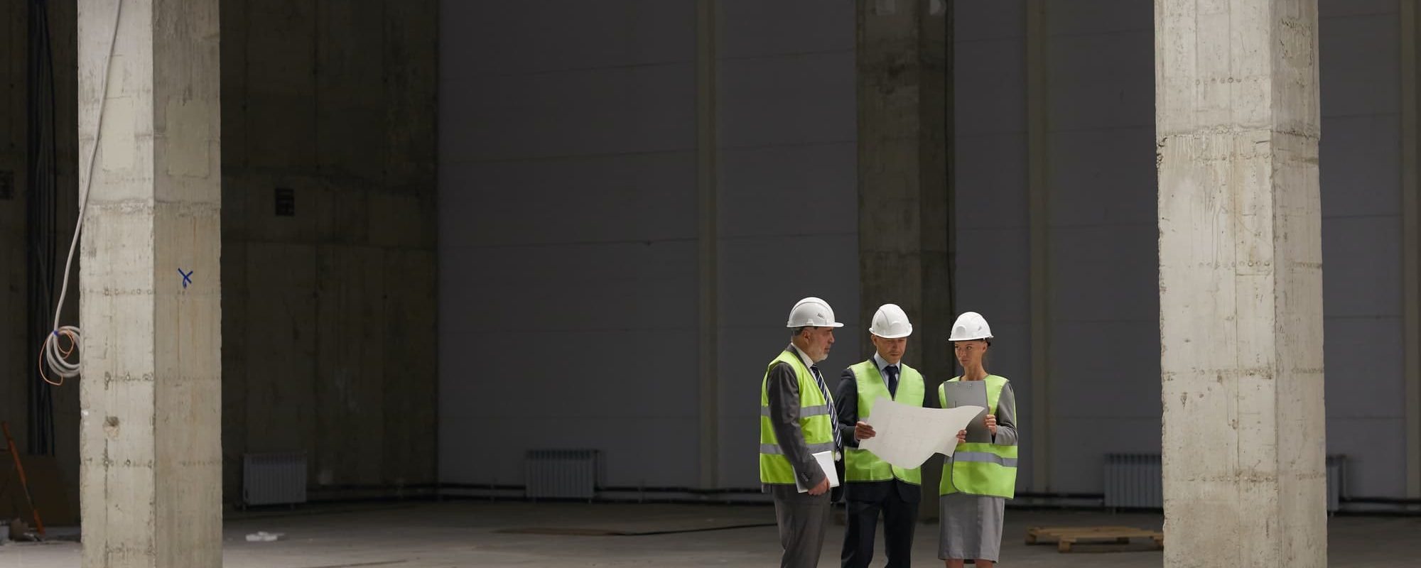 Inspection Committee at Construction Site